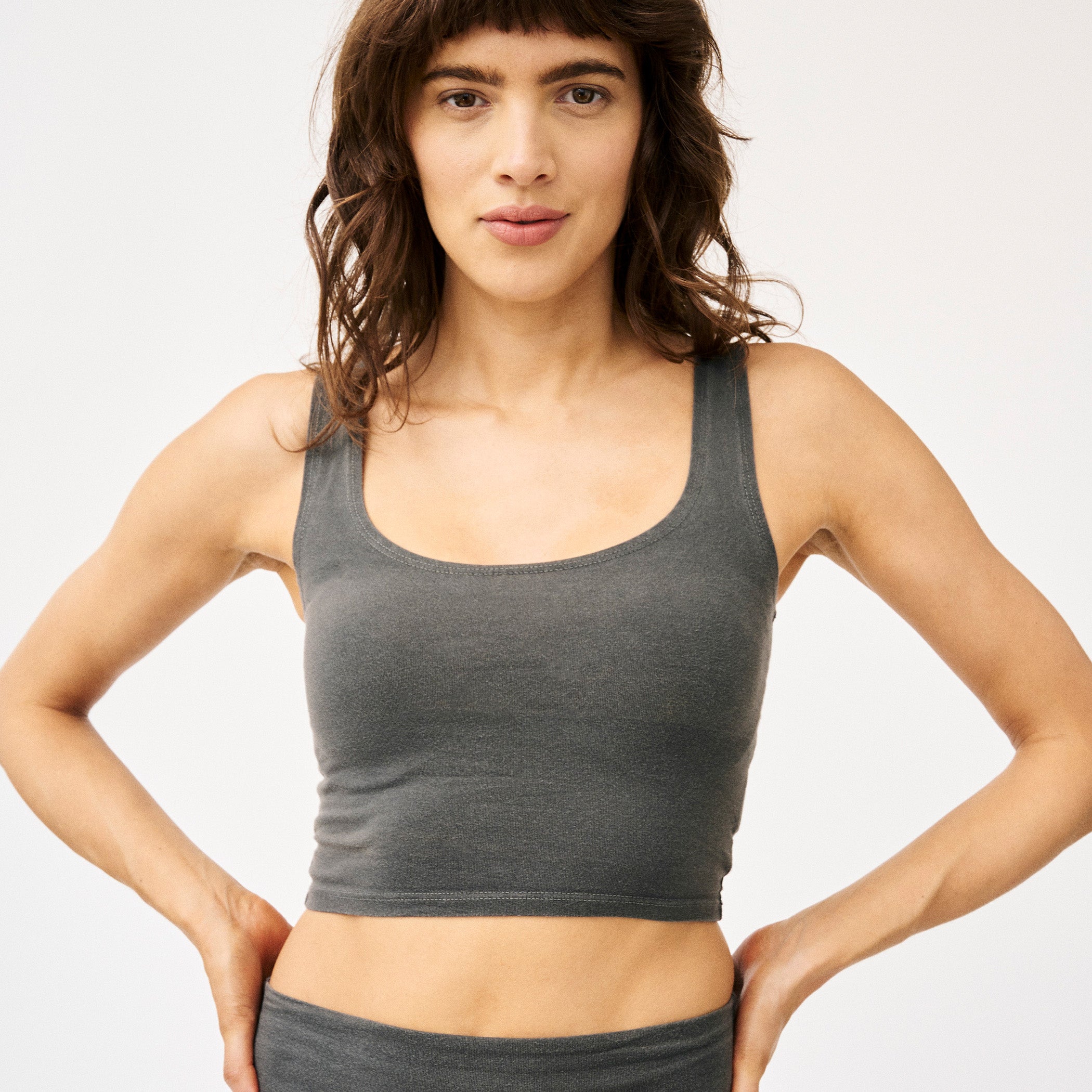 Lululemon - Align Jersey Cropped Tank Top - Womens - Light Red by Lul