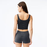 High-Rise Ribbed Short