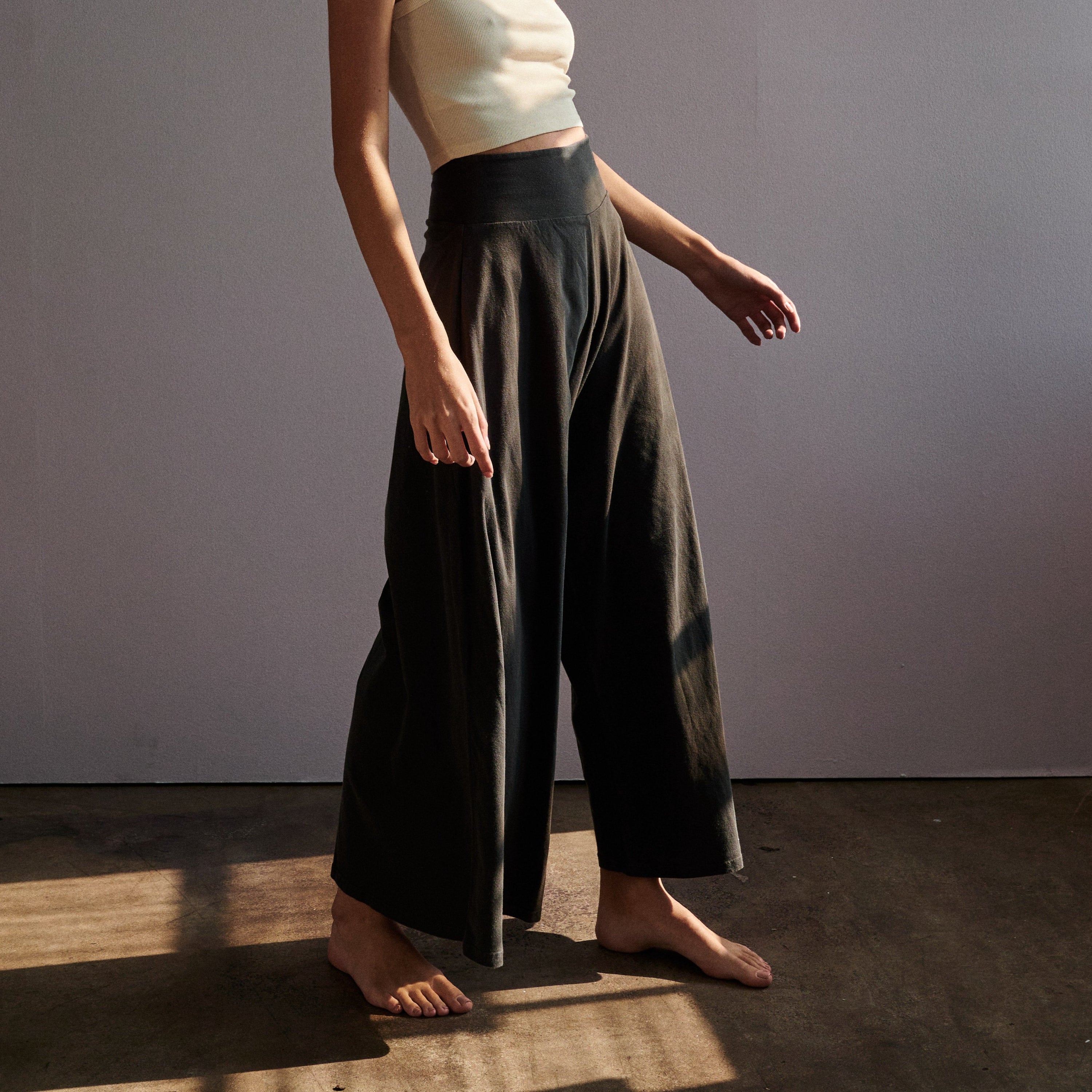 Picture of High-Waist Relaxed Wide-Leg Pants - Women's