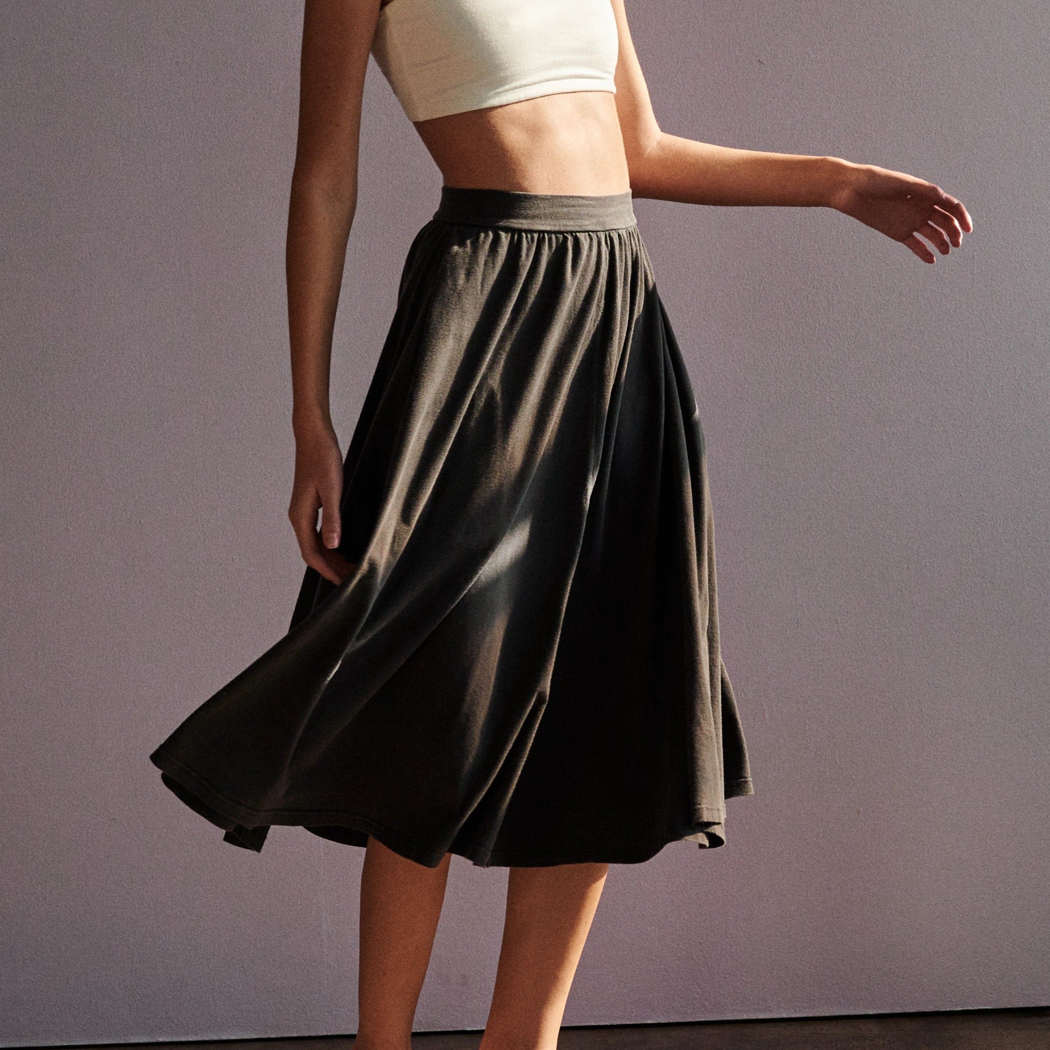 Madison Midi Skirt w/ Pockets