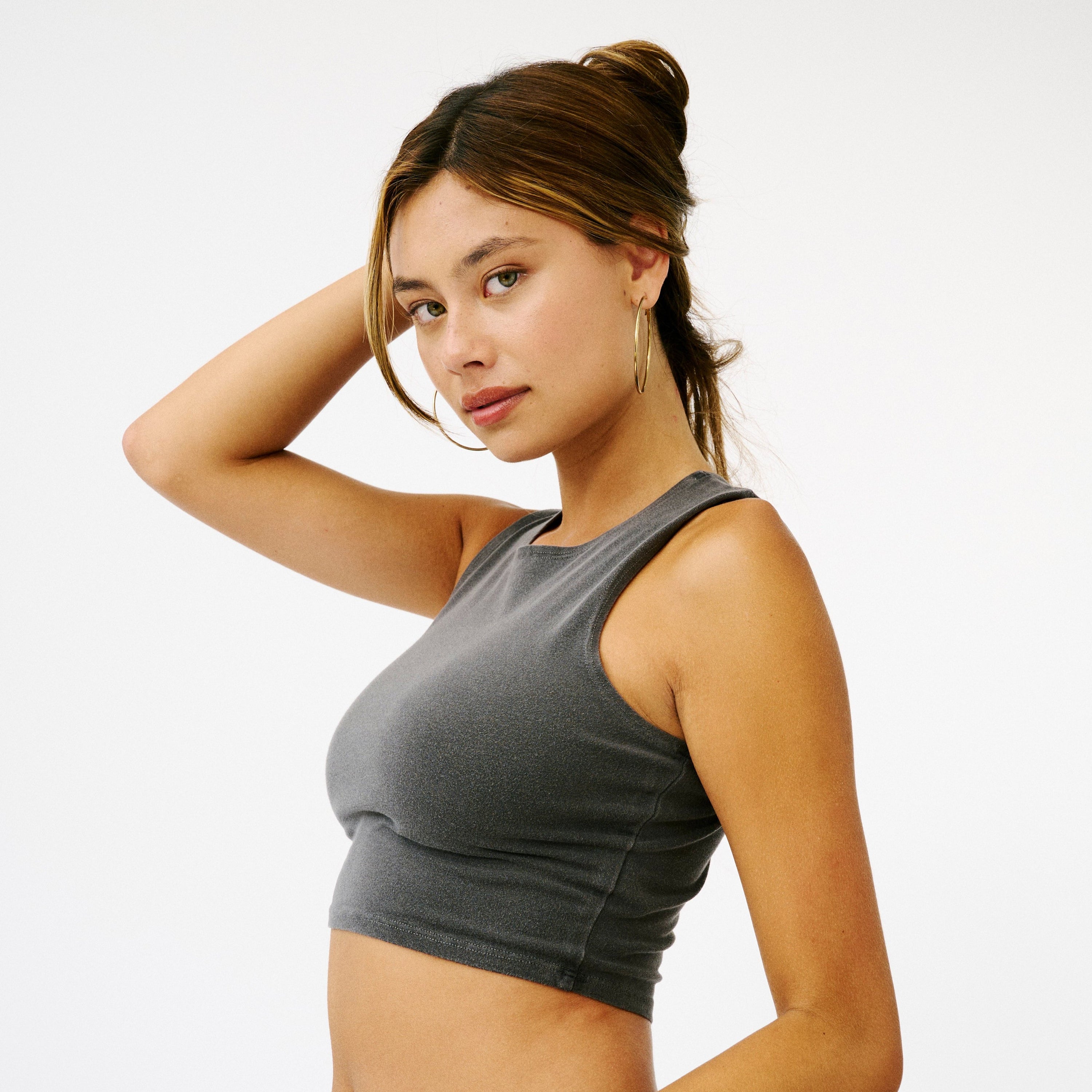 Picture of High Neck Crop Top - Women's