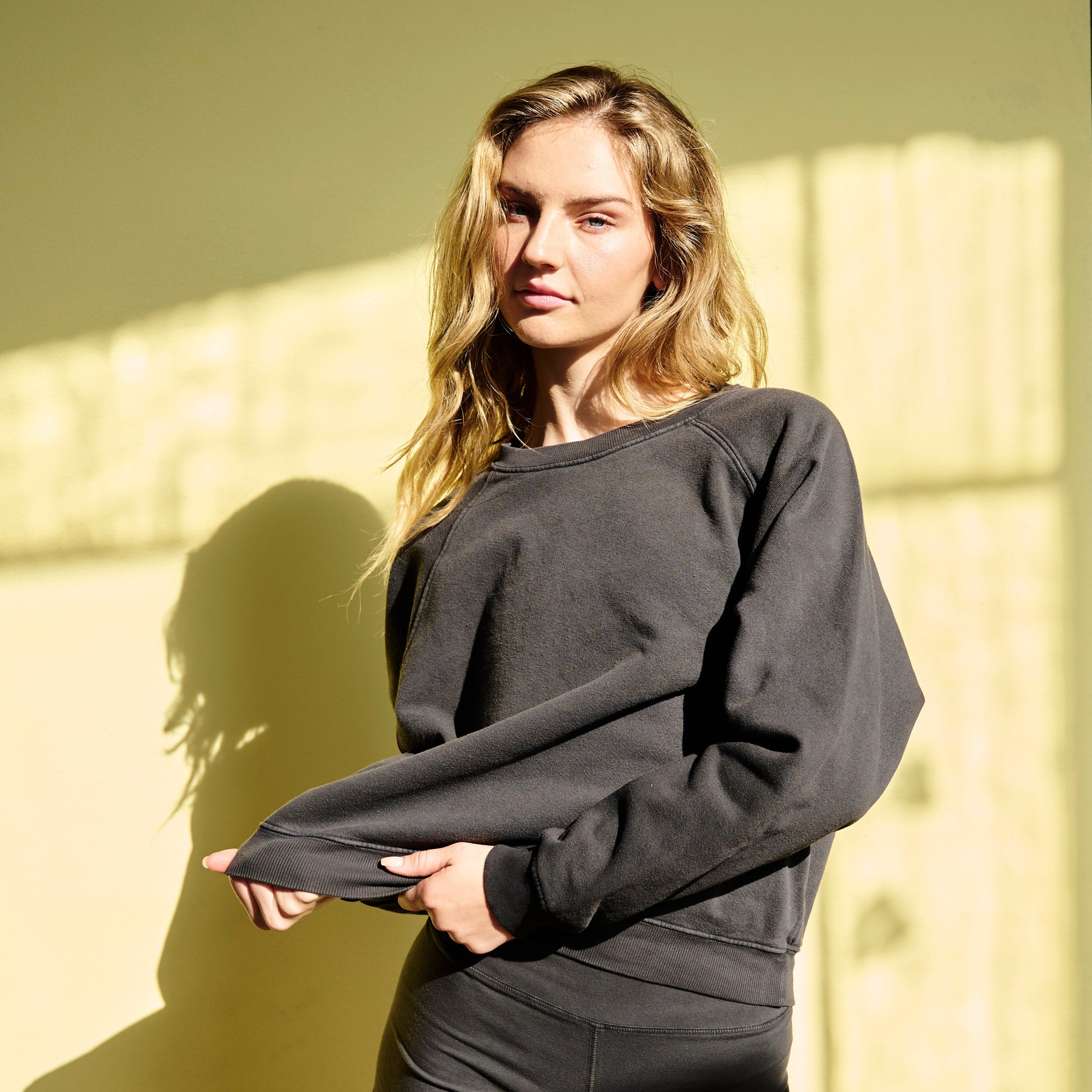 SHEER RAGLAN SWEAT  完売品！ Roomy Raglan XLsize simple raglan sweat 23120109 ラグラン スエット