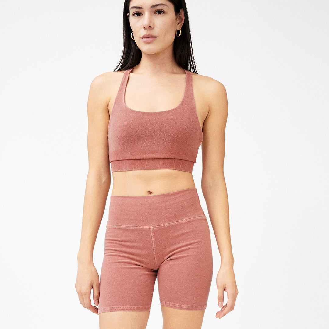 Coffee Backless Sports Bra & Reviews - Coffee - Sustainable Yoga Tops