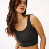 Ribbed Fitted Crop